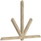 Ekena Millwork Kennewick Rough Sawn Timber Gable Bracket, Douglas Fir, 96"W x 64"H x 4"D x 4"F, 16/12 Pitch GBW096X64X0404KEN00RDF - alternate 3